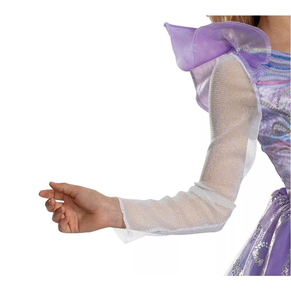 Girls Wicked Glinda Upland "For Good" Deluxe Halloween Costume Size 3T-4T - Picture 6 of 6
